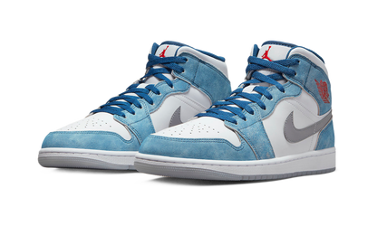 Air Jordan 1 Mid SE French Blue Light Steel (GS)