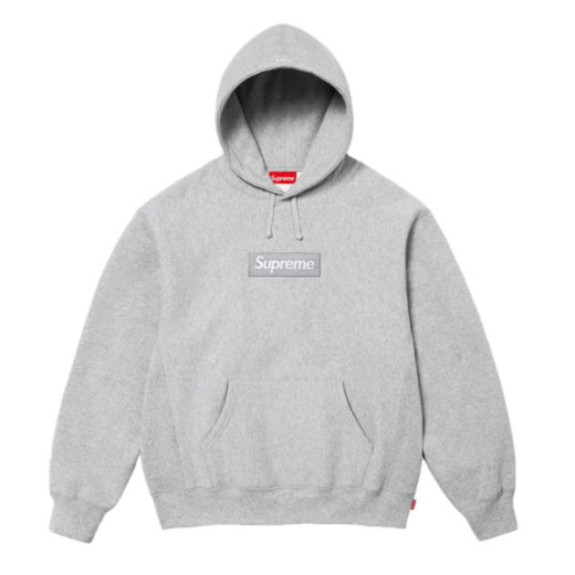 Supreme Box Logo Hooded Sweatshirt Sweatshirt (FW24) Heather Grey