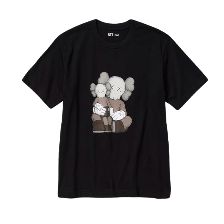 KAWS x Uniqlo UT Short Sleeve Graphic T-shirt Black (Asia Sizing)