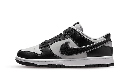 Nike Dunk Low Chenille Swoosh Black Grey