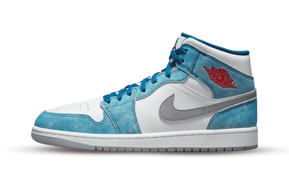 Air Jordan 1 Mid SE French Blue Light Steel (GS)