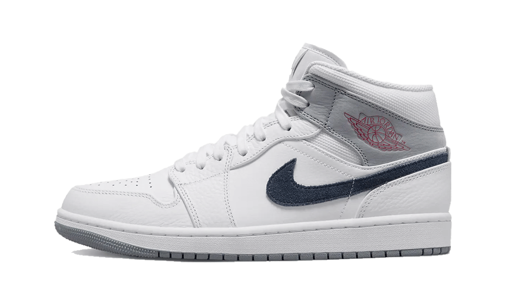 Air Jordan 1 Mid Paris White